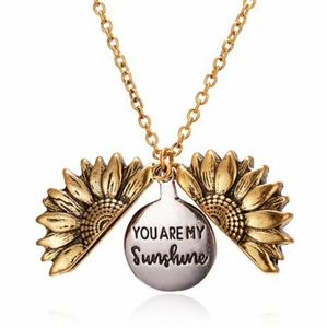 Sunflower locket necklace 🌻